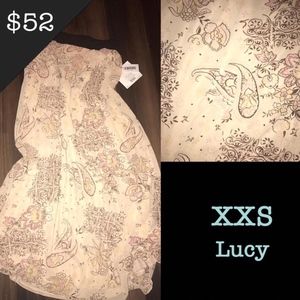 NEW PAISLEY AND FLORAL LULAROE LUCY DRESS